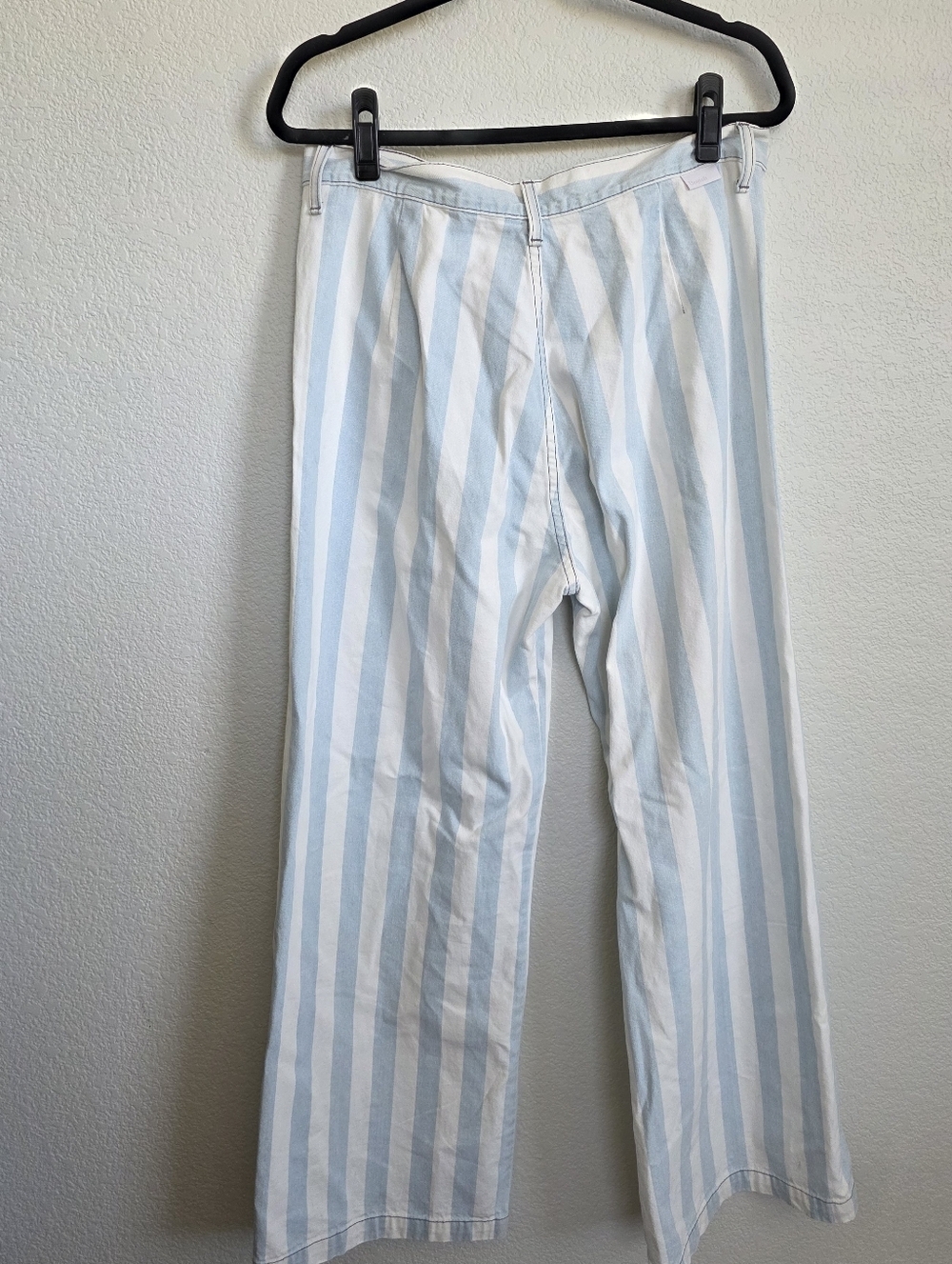 Boyish By Her Charley Wide Leg High Rise Striped Jeans Casablanca Sz 31 - Picture 5 of 6